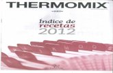 Indice Recetas Thermomix 2012