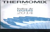 Indice de recetas Thermomix 2014