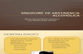 Síndrome de Abstinencia Alcohólica