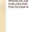 Modelos de Evaluación Psicológica