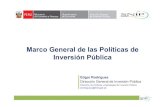 Politica de Inversion Publica- MEF