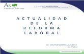 Actualidad de La Reforma Laboral