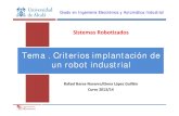 SR T7 CriteriosImplantacionRobotIndustrial