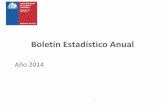 Boletín Estadístico Anual 2014