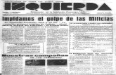 Diario Izquierda. 1936. El Gobieno Deja Sin Vivienda a80 Familias Obreras