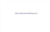 1. Recursos Minerales