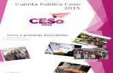Cuenta Pública Ceso 2015