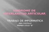 Sindrome Hiperlaxitud Articular