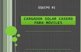 Cargador Solar Casero Para Móviles - Copia