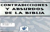 José Aguilar, Contradicciones y Absurdos de la Biblia