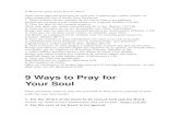Nueve maneras para rezar por su alma