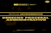 Manual del Derecho Procesal Administrativo