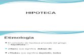Diapositivas de Hipoteca y Anticresis 2014