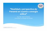 "Realidad y perspectiva de Panamá en cuanto a energía eólica"