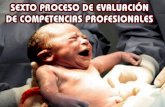 SEXTO PROCESO DE EVALUACIÓN DE COMPETENCIAS PROFESIONALES