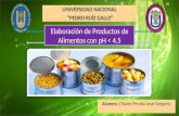 CHAVEZ PERALTA - Elaboracion de Productos de Alimentos Con PH Menor a 4.5