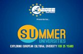 Summer Universities