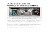 Artistas en El Campo Sostenible