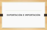 Exportación e Importación en el PERU