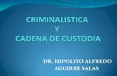 2399 Criminalistica y Cadena de Custodia Dr. Hipolito Alfredo Aguirre Salas 281112