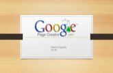 Google page crator
