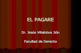 EL PAGARE - Dr. Villalobos Jión