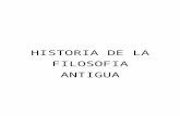 Historia de La Filosofia Antigua