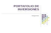 PORTAFOLIO DE INVERSIONES Integrantes:. Horacio G. Roura - Evaluación de Proyectos - Estudios Socioeconómicos 2 Contenido: