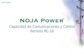 Capacidad de Comunicaciones y Control Remoto RC-10.
