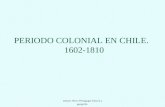 PERIODO COLONIAL EN CHILE. 1602-1810 Allyson Mora /Pedagogía historia y geografía.