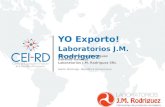 ING. Juan Marian Rodriguez Gerente General Laboratorios J.M. Rodriguez SRL Santo Domingo, República Dominicana YO Exporto! Laboratorios J.M. Rodriguez.