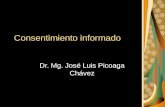 Consentimiento informado Dr. Mg. José Luis Picoaga Chávez.