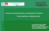 Reuniones Interhospitalarias de Radiología (12ª Edición): Traumatismo Abdominal Traumatismo Abdominal Lara Núñez Moreno (R3) Rebeca Vara Cilla (R3) Teresa.