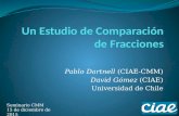 Pablo Dartnell (CIAE-CMM) David Gómez (CIAE) Universidad de Chile Seminario CMM 15 de diciembre de 2015.