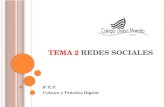 TEMA 2 REDES SOCIALES 6º E.P. Cultura y Práctica Digital.
