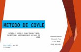 METODO DE COYLE Alexandro Martin Valmaceda Tome 1-TSID-TARDE CURSO 2014/2015 LATERALES AXIALES PARA TRAUMATISMOS- PROYECCIONES LATEROMEDIALES AXIALES DE.