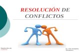 Resolución de conflictos Ps. Evis Orejuela Mosquera.