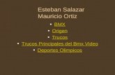 Esteban Salazar Mauricio Ortiz BMX Origen Trucos Trucos Principales del Bmx Video Deportes Olimpicos