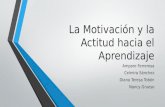 La Motivación y la Actitud hacia el Aprendizaje Amparo Ferrerosa Celmira Sánchez Diana Teresa Tobón Nancy Grueso.