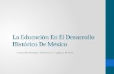 La Educación En El Desarrollo Histórico De México Línea del tiempo, Verónica C. Laguna Brieño.