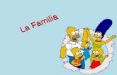 La Familia. el padre el papá Homer es la madre la mamá Marge es.