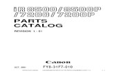Manual de Partes Canon Ir8500 Ir8070 y compatibles