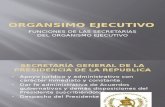 Diapositivas de Las Funciones de Las Secretarías