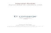 Harold Pinter El Conserje