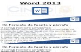 Clase 4 Word 2013