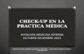 Check Up en La Practica Medica