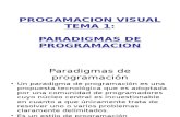 Programacion Visual - Tema 1 - Paradigmas de Programacion