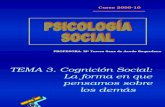 Tema 3 (Psicologia Social)