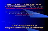 PROYECTORES Empresas y Org Exitosas