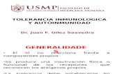 Tolerancia Inmunologica y Autoinmunidad Usmp 2015